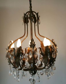 5 Light Antique Chandelier